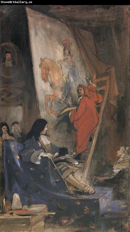 Carl Larsson Ehrenstrahl painting Karl XII-s Portrait